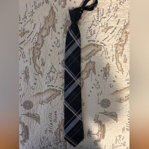 Michael Kors plaid black tie